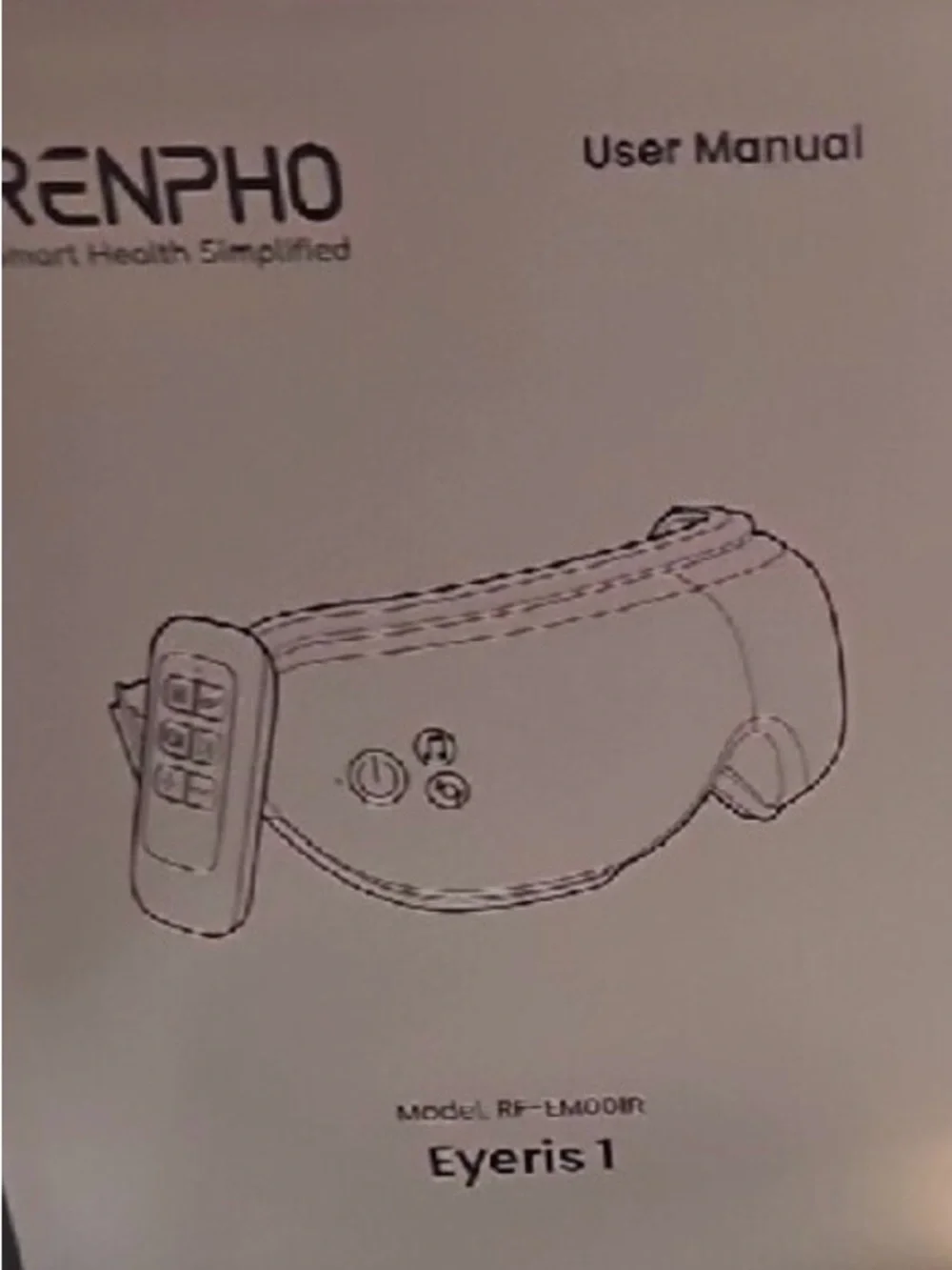 Renpho Eyeris I Eye Massager - Like New Final Sale